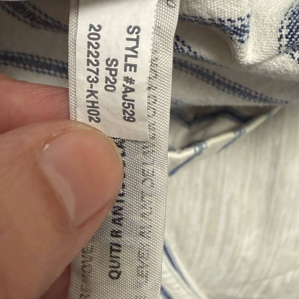 J. Crew "Slim Wide Leg" Striped Pants - Size 27 - Picture 11 of 14